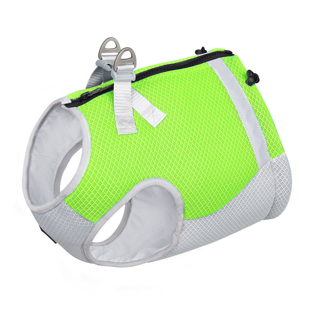 Summer Pet Dog Cool Clothes Traction Vest