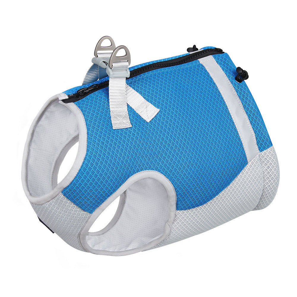 Summer Pet Dog Cool Clothes Traction Vest