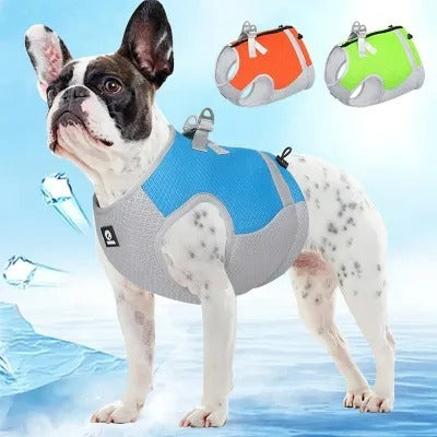 Summer Pet Dog Cool Clothes Traction Vest