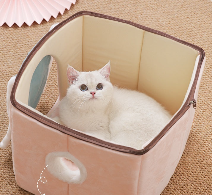 Removable And Washable Cat Bed